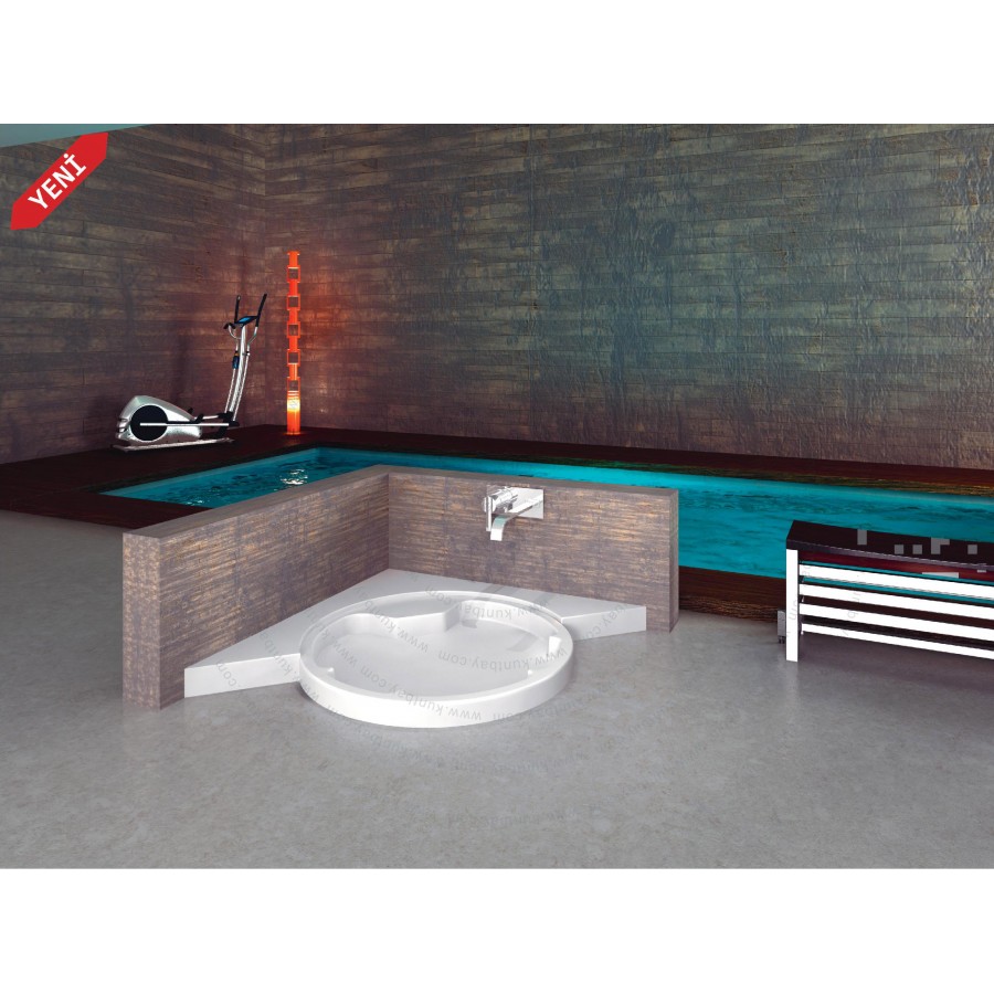 Monoblock Full Oval Köşe Duş Teknesi